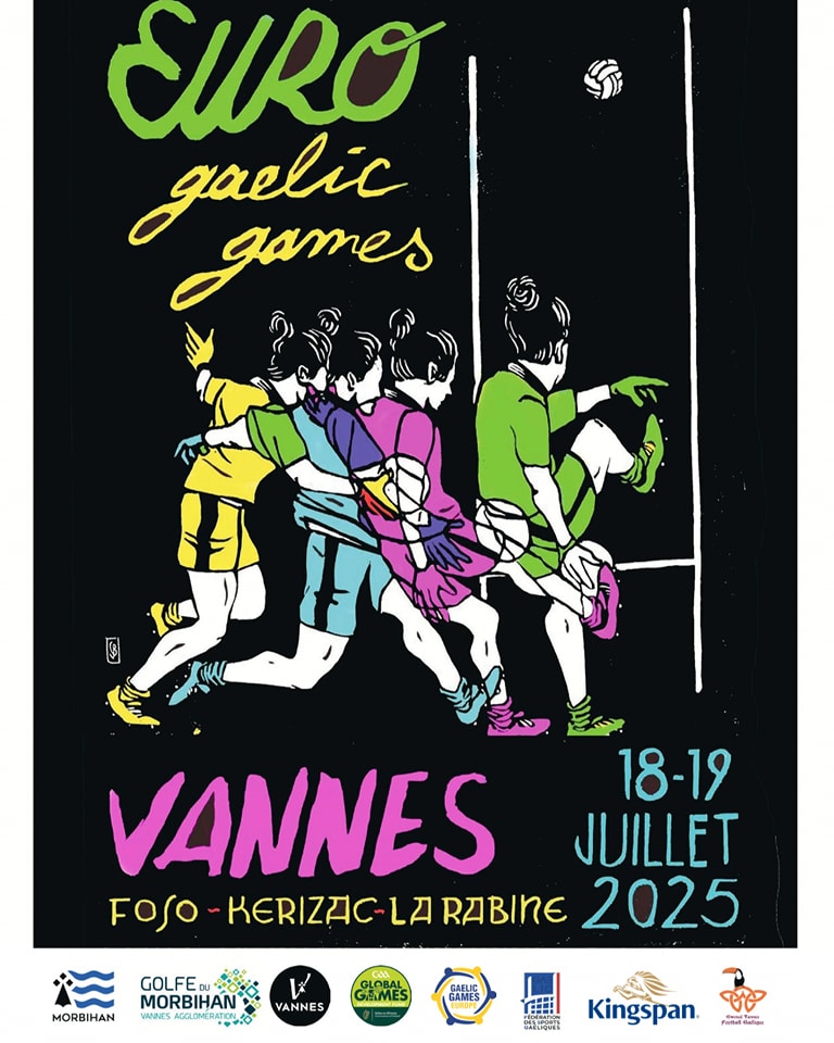 Affiche des Euro Gaelic Games 2025